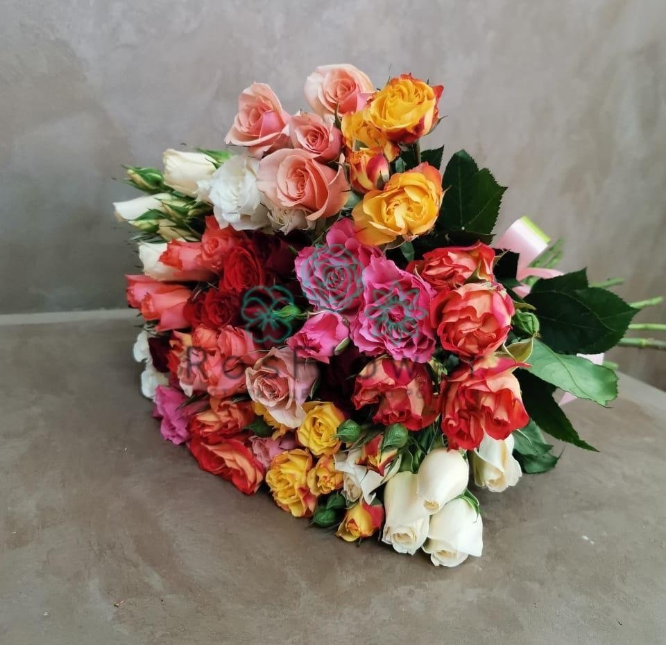 Букет цветов из: Розы в Мамонтово Алтайский край