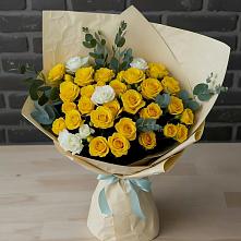 Букет цветов из:  Розы #REPLACE_PRED# Мамонтово Алтайский край