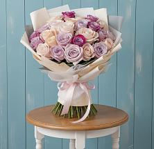 Букет цветов из:  Розы в Мамонтово Алтайский край