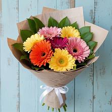 Букет цветов из:  Герберы в Мамонтово Алтайский край
