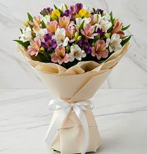 Букет цветов из:  Альстромерии в Мамонтово Алтайский край