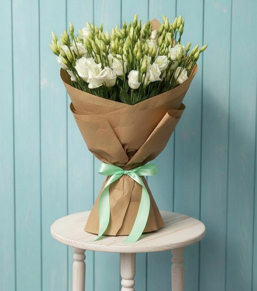 Букет цветов из: Лизиантусы в Мамонтово Алтайский край