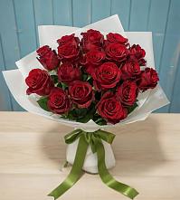 Букет Красные розы в Мамонтово Алтайский край