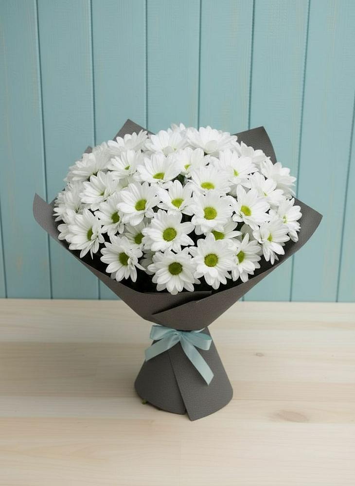 Букет цветов из: Хризантемы в Мамонтово Алтайский край