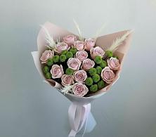 Букет цветов из:  Розы и Хризантемы в Мамонтово Алтайский край