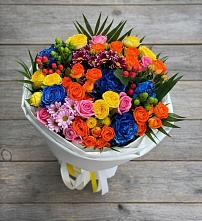 Букет цветов из:  Розы и Хризантемы #REPLACE_PRED# Мамонтово Алтайский край