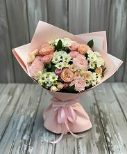 Букет цветов из:  Гвоздики, Розы и Хризантемы #REPLACE_PRED# Мамонтово Алтайский край