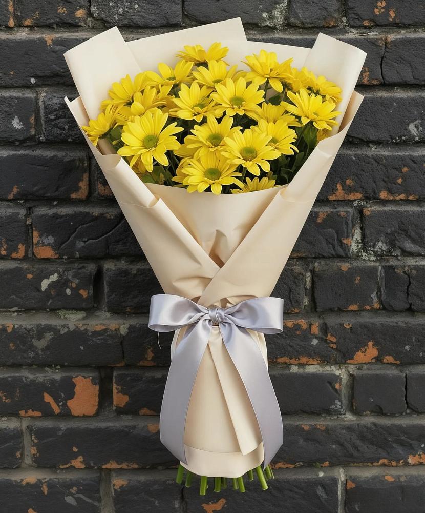 Букет цветов из: Хризантемы в Мамонтово Алтайский край