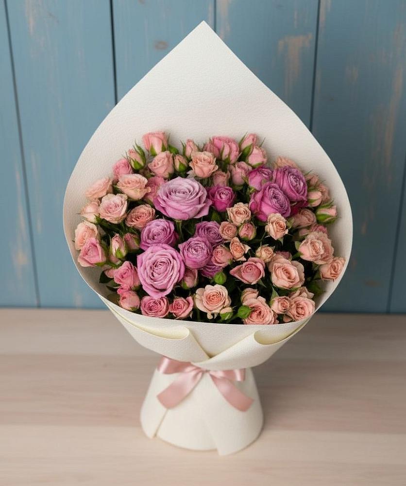 Букет цветов из: Розы в Мамонтово Алтайский край