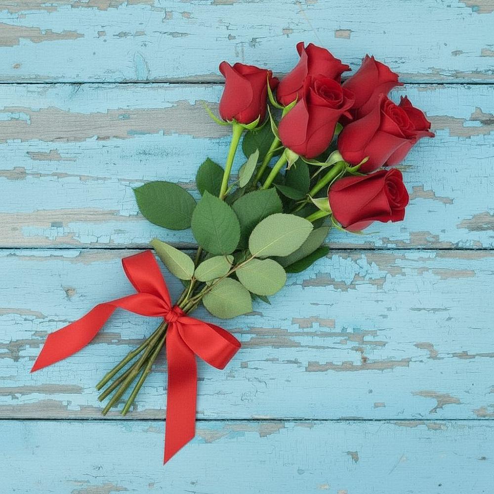 Букет Красные розы в Мамонтово Алтайский край