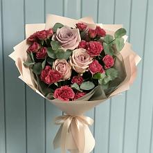 Букет цветов из:  Гвоздики и Розы #REPLACE_PRED# Мамонтово Алтайский край