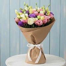 Букет цветов из:  Лизиантусы в Мамонтово Алтайский край
